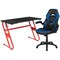 Flash Furniture Red Gaming Desk and Chair Set with Cup Holder BLN-X10RSG1030-BL-GG - alternate 9